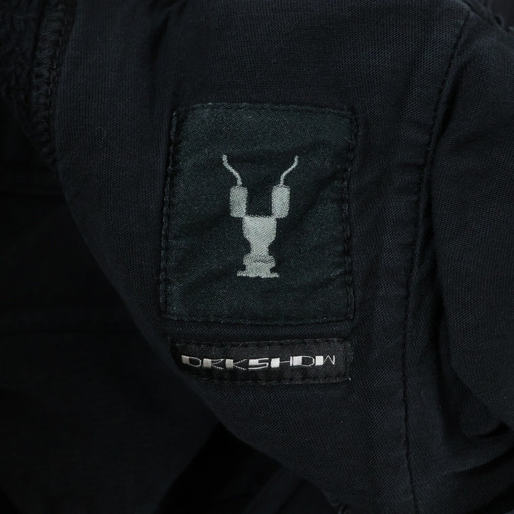 DRKSHDW(ダークシャドウ) 19AW Prisonner Drawstring Pants プリズナードローストリング スウェットパンツ ブラック DU19F6394-F