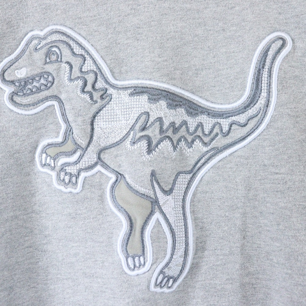 COACH(コーチ) Sweatshirt ロゴ刺繍 クルーネックスウェットトレーナー グレー