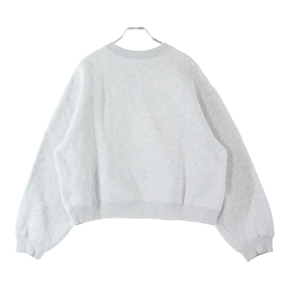 ALEXANDER WANG(アレキサンダーワン) Sweatshirt ロゴプリント クルーネックスウェットトレーナー グレー