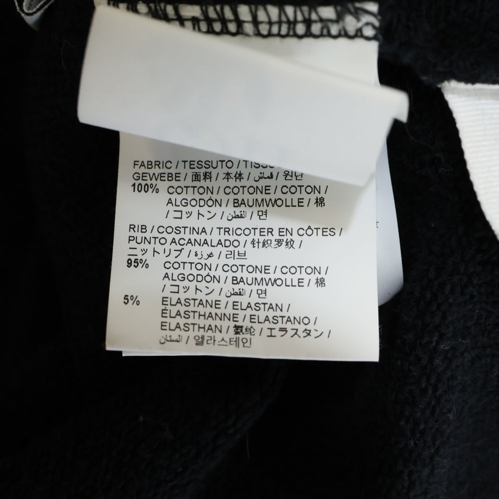 OFF-WHITE(オフホワイト) Sweatshirt オーバーサイズ クルーネックスウェットトレーナー ブラック OMBA054C99FLE001