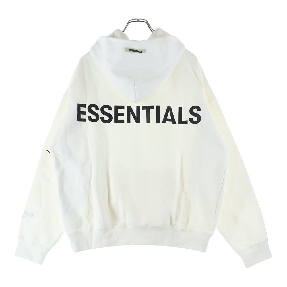 FEAR OF GOD ESSENTIALS(フィアオブゴッド エッセンシャルズ) HOODIE バックロゴ プルオーバースウェットパーカー フーディー ホワイト