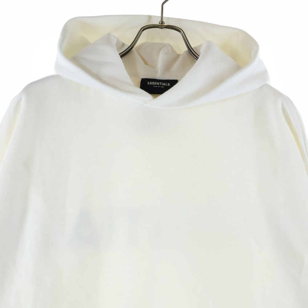 FEAR OF GOD ESSENTIALS(フィアオブゴッド エッセンシャルズ) HOODIE バックロゴ プルオーバースウェットパーカー フーディー ホワイト