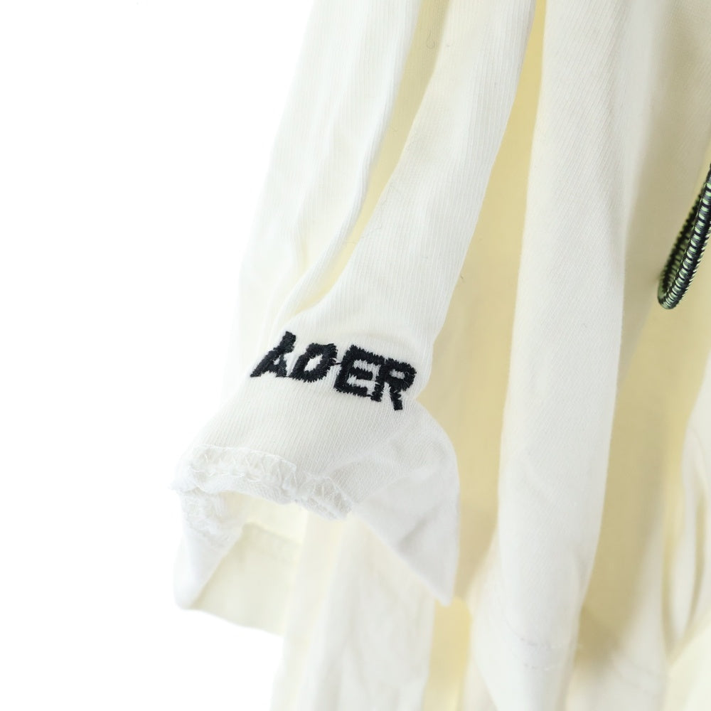 ADER ERROR(アーダーエラー) O/S LS SHT 再構築長袖シャツ ホワイト