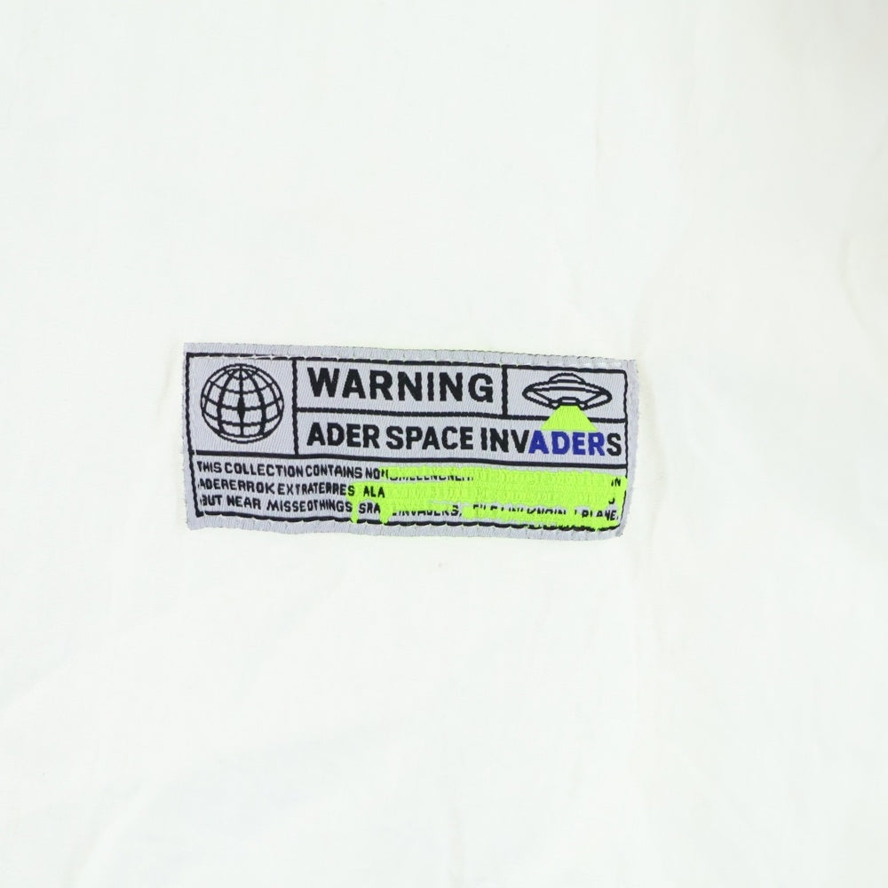 ADER ERROR(アーダーエラー) O/S LS SHT 再構築長袖シャツ ホワイト