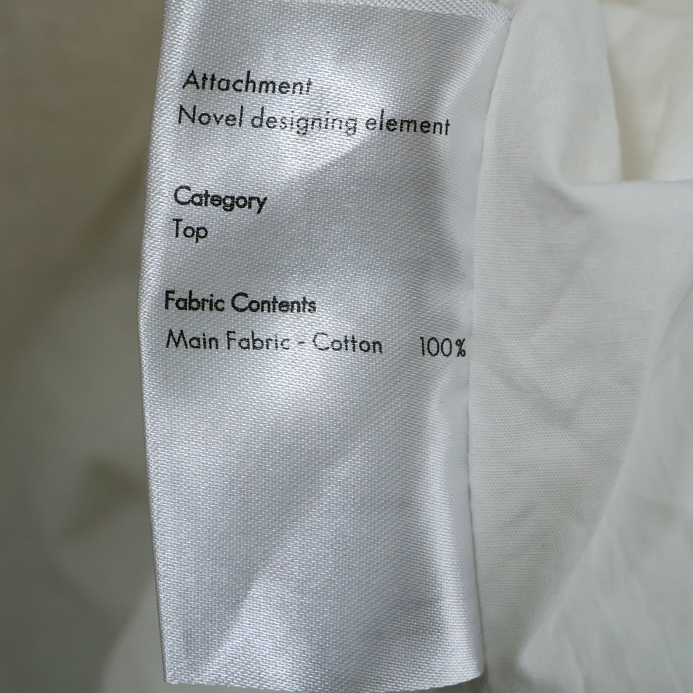 ADER ERROR(アーダーエラー) O/S LS SHT 再構築長袖シャツ ホワイト