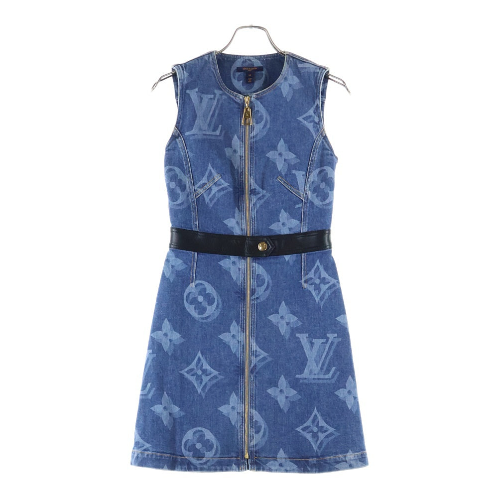 LOUIS VUITTON(ルイヴィトン) 21SS Monogram Denim One Piece モノグラムデニムワンピース インディゴ レディース RW211W ZPY FKDR36