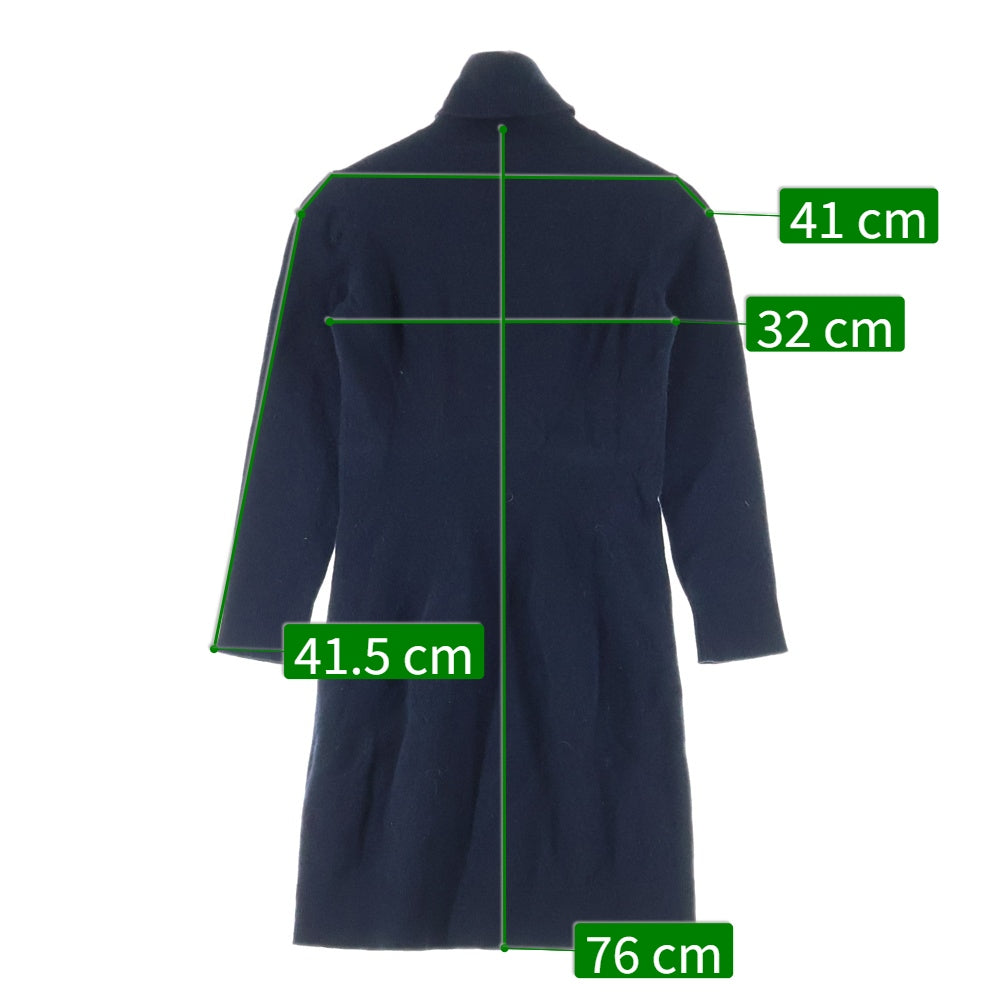 HERMES(エルメス) Knit Sweater ハイネック ウールニットセーター ネイビー