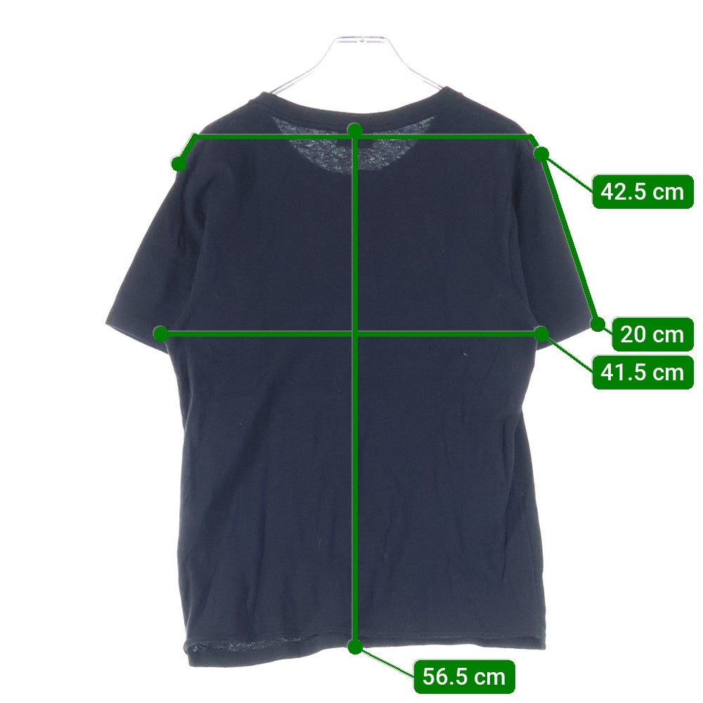 SAINT LAURENT PARIS(サンローランパリ) Logo T-Shirt ロゴプリント 半袖Tシャツ ブラック 579020 YBJM2