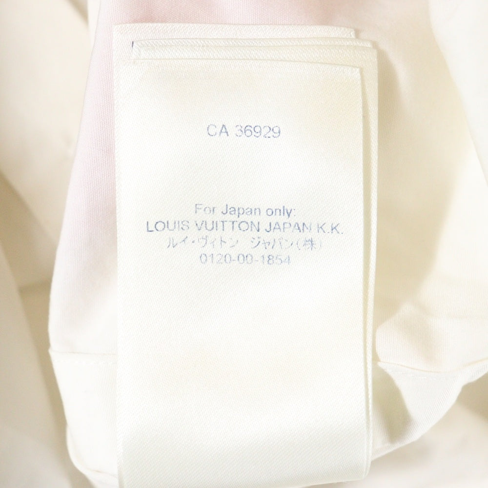 LOUIS VUITTON(ルイヴィトン) 21AW End Goal Printed Shirt 長袖シャツ ホワイト RM212 AS1 HLS89W
