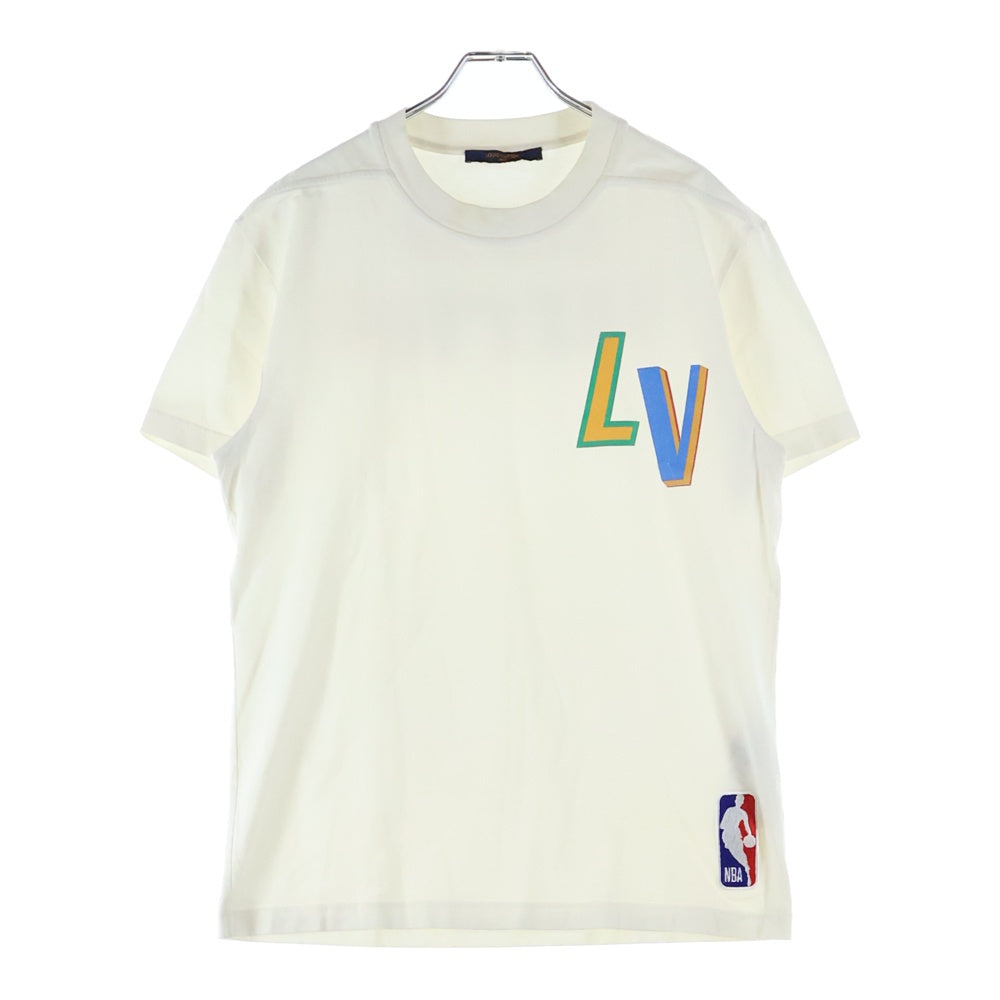 LOUIS VUITTON(ルイヴィトン) 21AW NBA T-Shirt ロゴプリント半袖Tシャツ アイボリー RM212M DT3 HLY20W