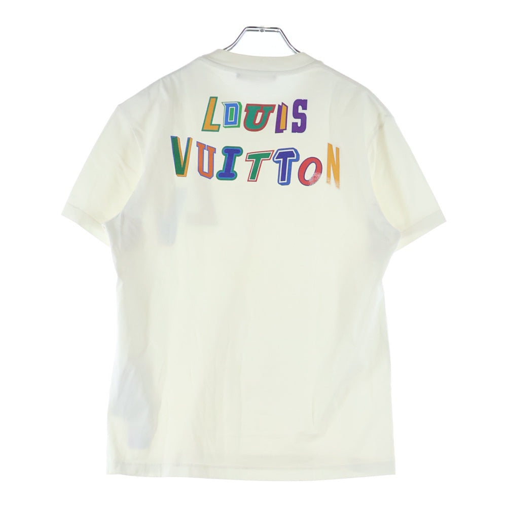LOUIS VUITTON(ルイヴィトン) 21AW NBA T-Shirt ロゴプリント半袖Tシャツ アイボリー RM212M DT3 HLY20W