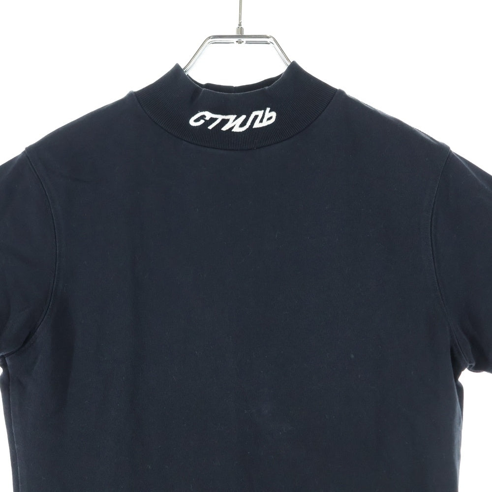 HERON PRESTON(ヘロンプレストン) Mini Dress 半袖Tシャツ ミニドレス ブラック HWDB011R19600022