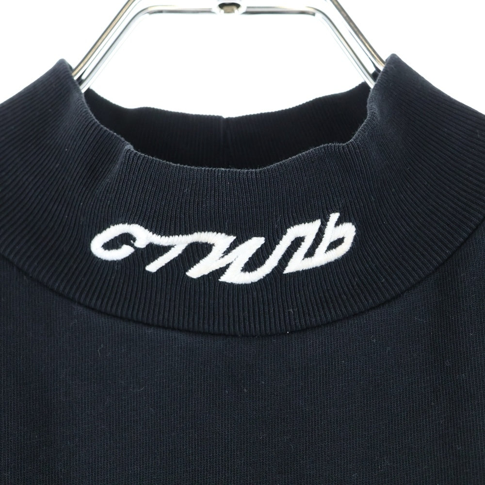 HERON PRESTON(ヘロンプレストン) Mini Dress 半袖Tシャツ ミニドレス ブラック HWDB011R19600022