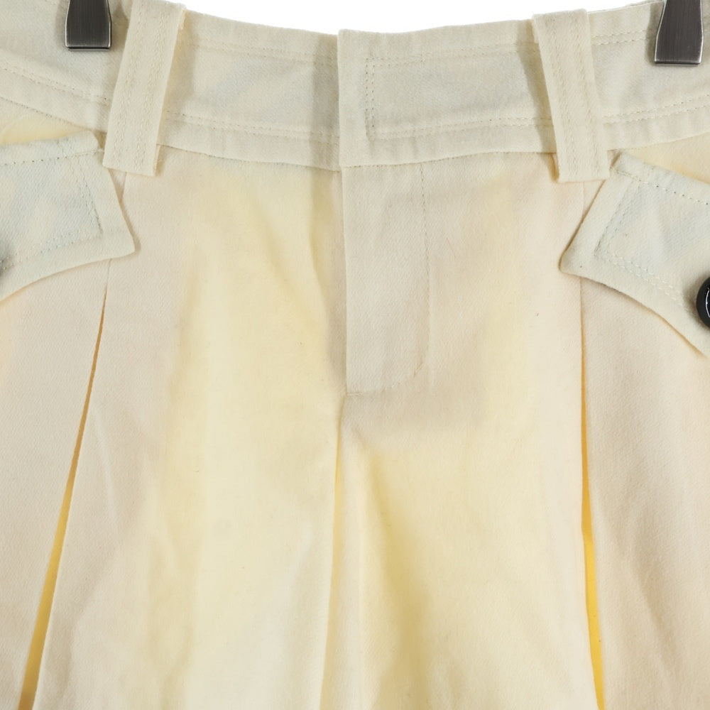 BURBERRY BLUE LABEL(バーバリーブルーレーベル) Skirt カシミヤ混 スカート レディース アイボリー FQF68-679-02