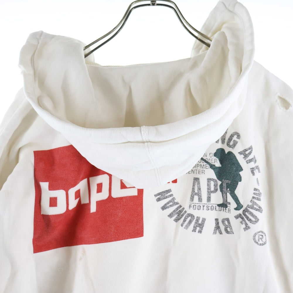 A BATHING APE(アベイシングエイプ) 90s Soldier Hoodie Separate 初期