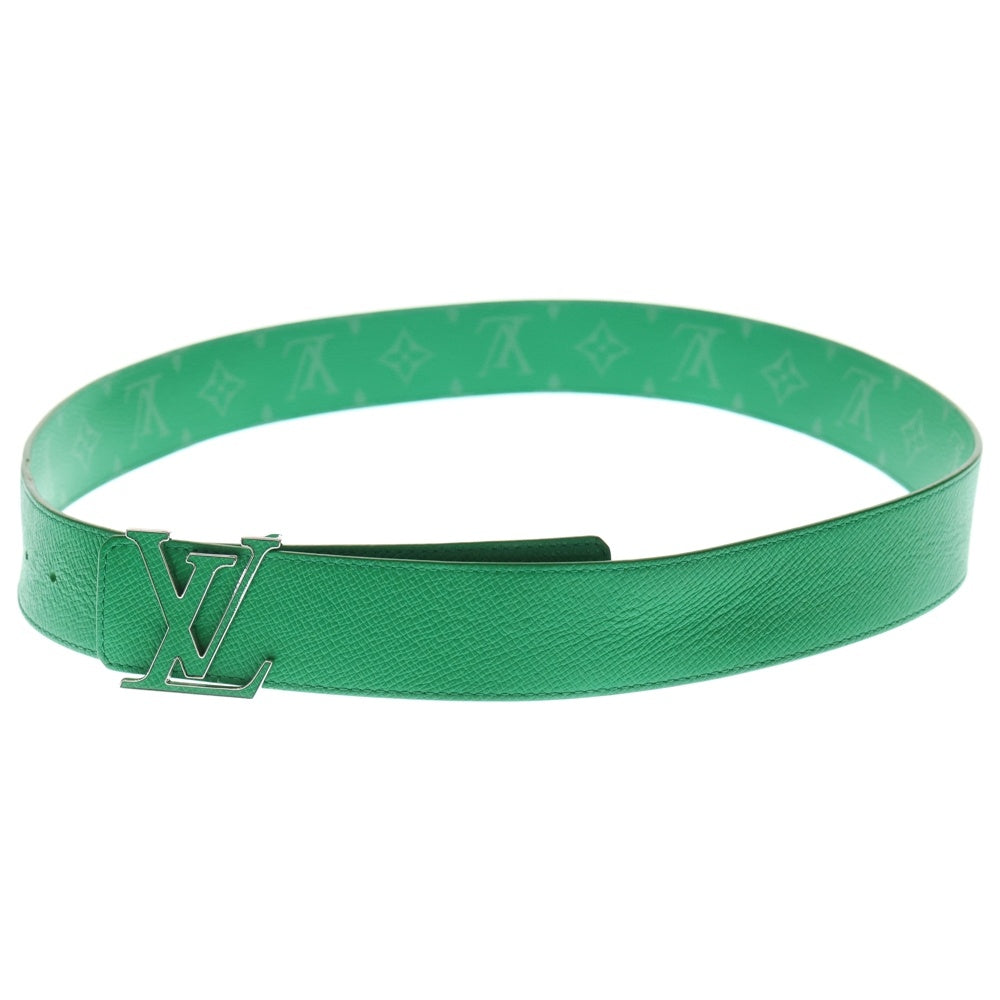 LOUIS VUITTON(ルイヴィトン) Ceinture Logo Belt サンチュール LV モノグラムレザーベルト グリーン M9514