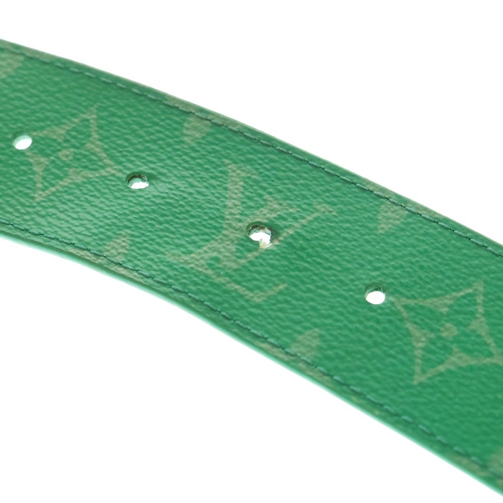 LOUIS VUITTON(ルイヴィトン) Ceinture Logo Belt サンチュール LV モノグラムレザーベルト グリーン M9514