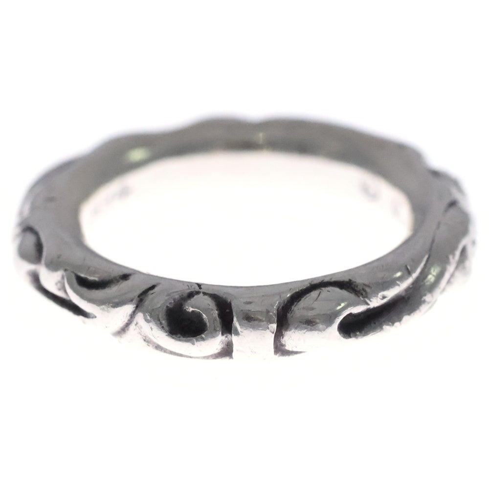 CHROME HEARTS(クロムハーツ) SCRL BAND スクロールバンド リング シルバー BCA351