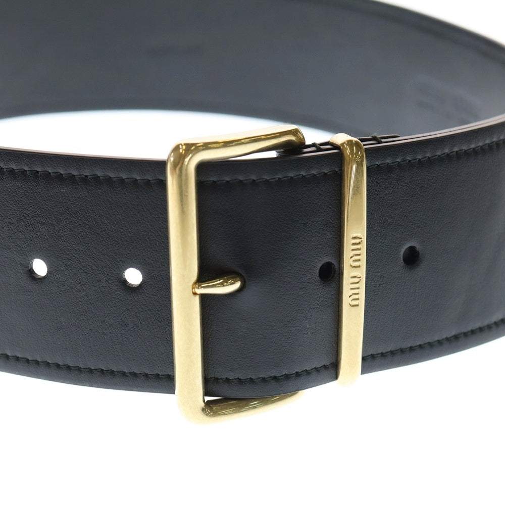 miumiu(ミュウミュウ) WIDE BUCKLE BELT ワイドバックル 5CC589 2E6Y F0002