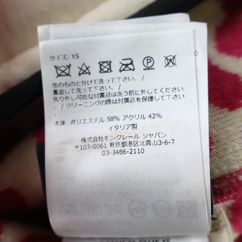 MONCLER(モンクレール) ×JW Anderson PINK JACKET BEAR JACKET JWアンダーソン ベアーロゴパッチ ジップアップジャケット ブルゾン ピンク I10931A00002