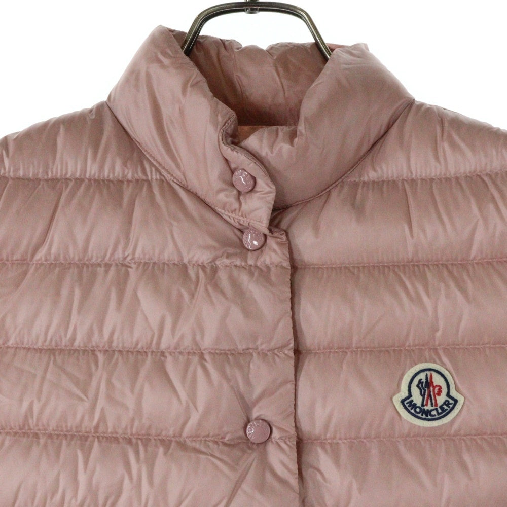 MONCLER(モンクレール) 21AW LIANE DOWN VEST リアーネ ナイロン ダウンベスト ピンク レディース G10931A10200