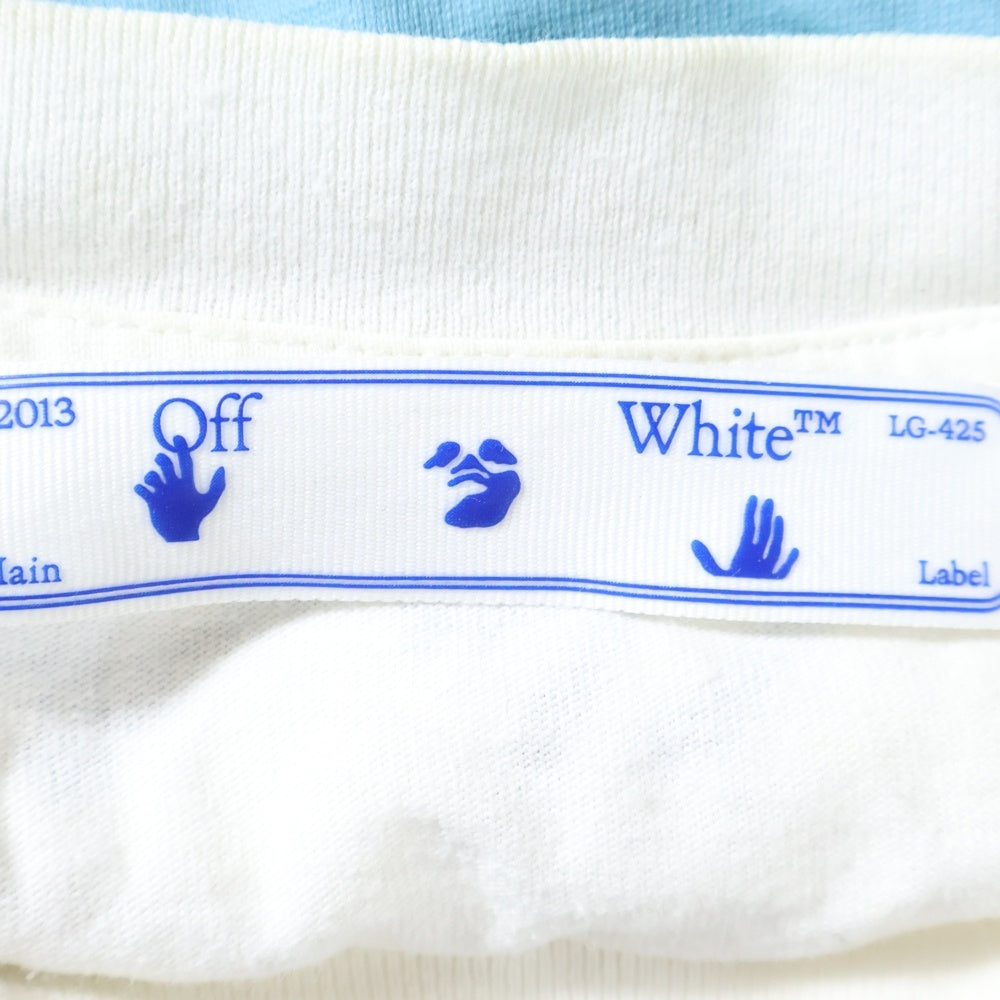 OFF-WHITE(オフホワイト) 21SS Apple Slim T-Shirt 半袖Tシャツ ホワイト OMAA027S21JER022