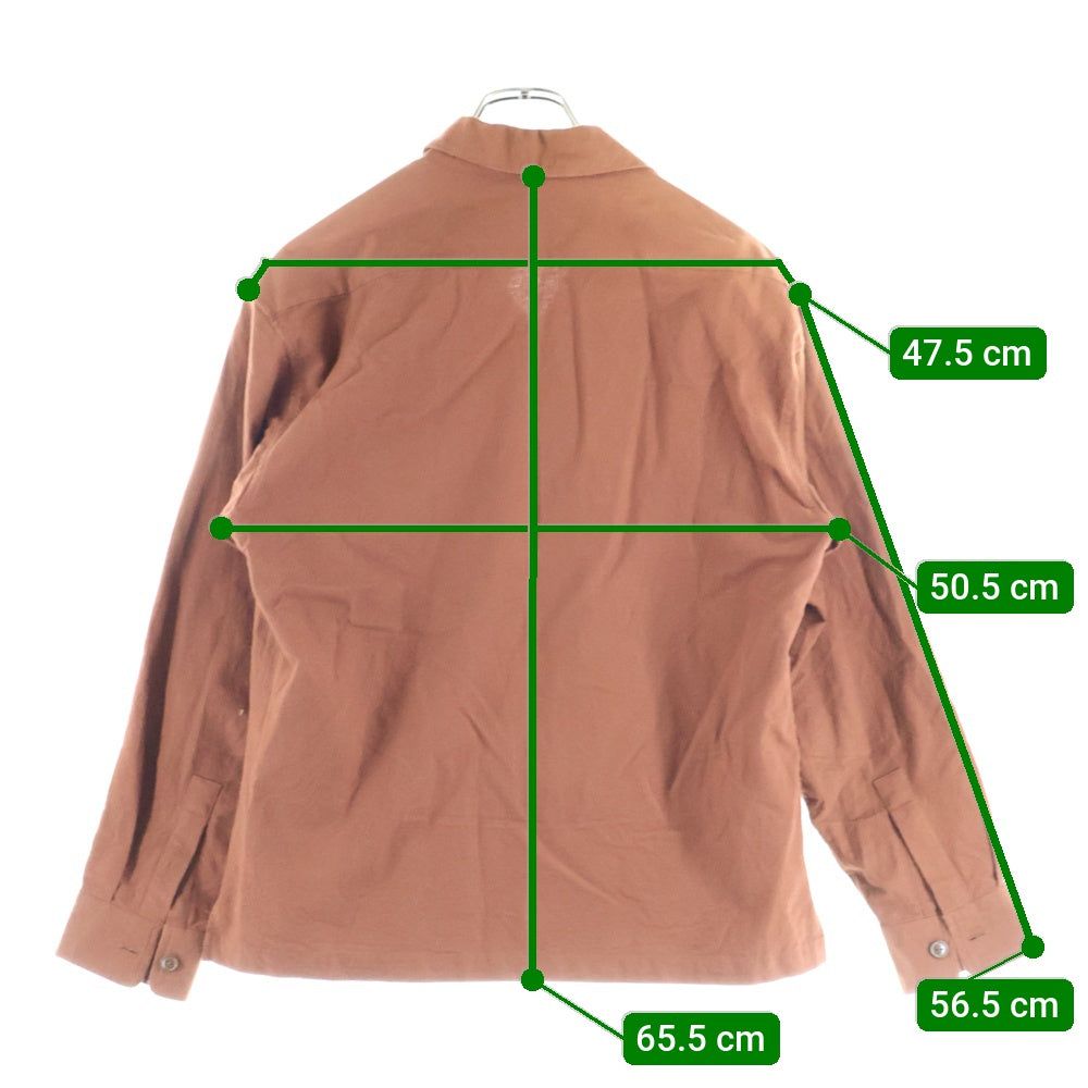 SCHOTT(ショット) LS NEL SHIRT PLAIN 長袖ネルシャツ ブラウン