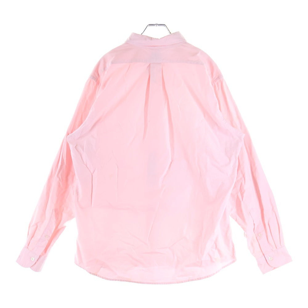 HUMAN MADE(ヒューマンメイド) OXFORD BD L/S SHIRT ハートロゴ刺繍 長袖シャツ ピンク