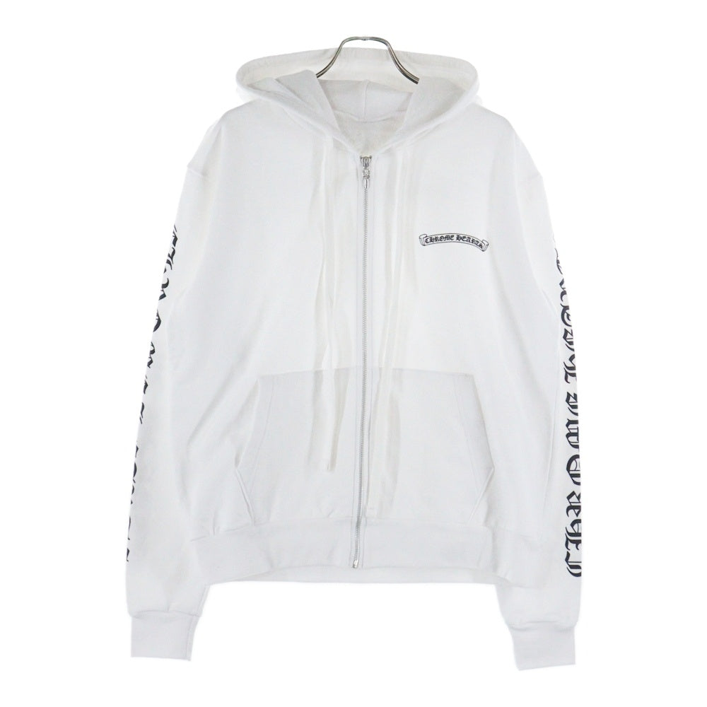 CHROME HEARTS(クロムハーツ) SWTSHRT HD ZIP スクロールラベル