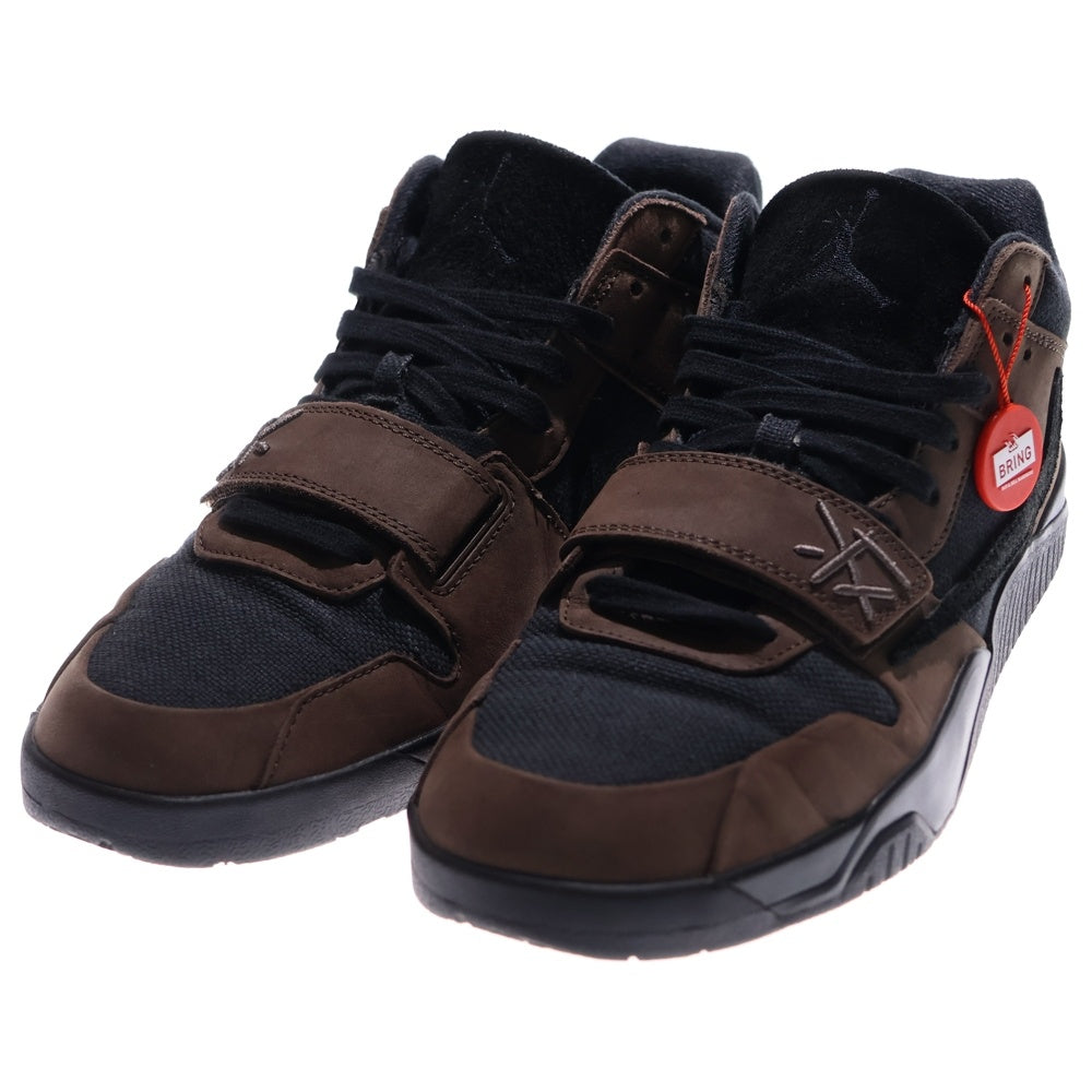 NIKE(ナイキ) ×TRAVIS SCOTT JORDAN JUMPMAN JACK TR CJ1 T-REXX トラヴィススコット ジョーダン ジャンプマンジャック ローカットスニーカー ブラウン US13/31cm FZ8117-204