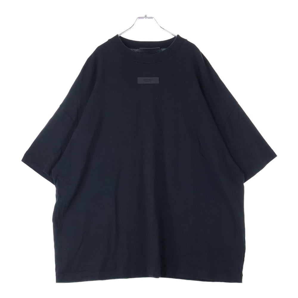 FEAR OF GOD ESSENTIALS(フィアオブゴッド エッセンシャルズ) S/S T-SHIRT ラバーロゴ 半袖Tシャツ ブラック
