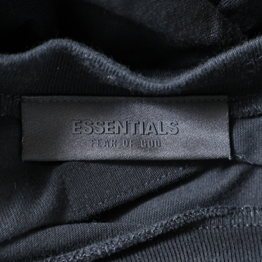 FEAR OF GOD ESSENTIALS(フィアオブゴッド エッセンシャルズ) S/S T-SHIRT ラバーロゴ 半袖Tシャツ ブラック