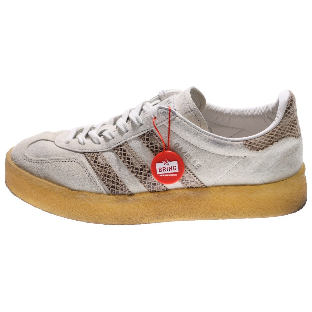 adidas(アディダス) ×KITH Ronnie Fieg × Clarks 8TH STREET GAZELLEUNDOOR キス ロニーファイグ クラークス ガゼル ローカットスニーカー ホワイト US9/27cm JS1754