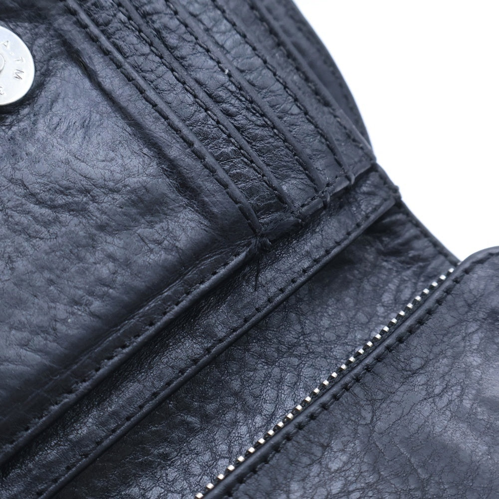 CHROME HEARTS(クロムハーツ) JOEY ジョーイ レザーウォレット 2つ折り財布 ブラック BCA365
