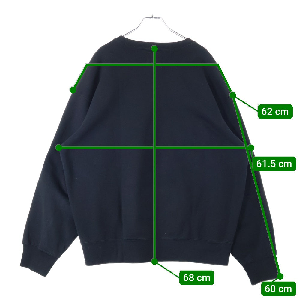 SUPREME(シュプリーム) 20AW ×Yohji Yamamoto Crewneck ヨウジヤマモト クルーネックスウェットトレーナー ブラック