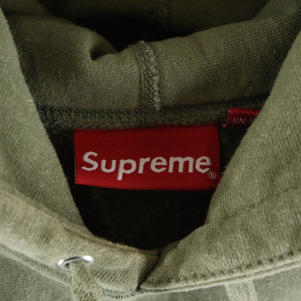 SUPREME(シュプリーム) 20AW Cross Box Logo Hooded Sweatshirt プルオーバースウェットパーカー フーディー カーキ