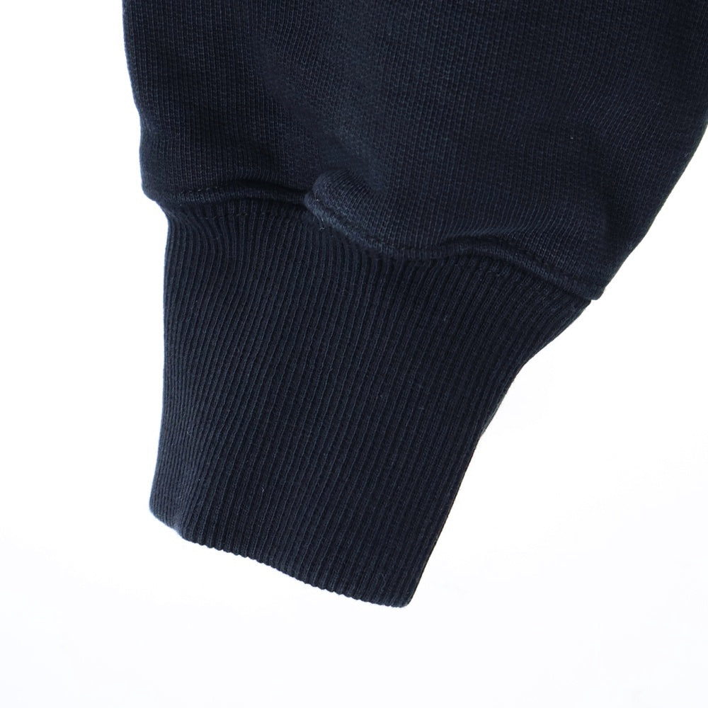 AMI Alexandre Mattiussi(アミアレクサンドルマテュッシ) Hoodie ハートロゴ刺繍 プルオーバースウェットパーカー フーディー ブラック SPEUSW222.747