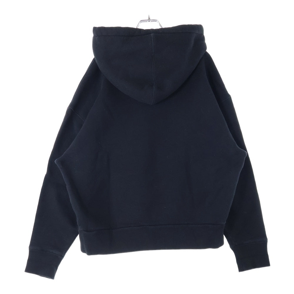 AMI Alexandre Mattiussi(アミアレクサンドルマテュッシ) Hoodie ハートロゴパッチ プルオーバースウェットパーカー フーディー ブラック H19J038.746
