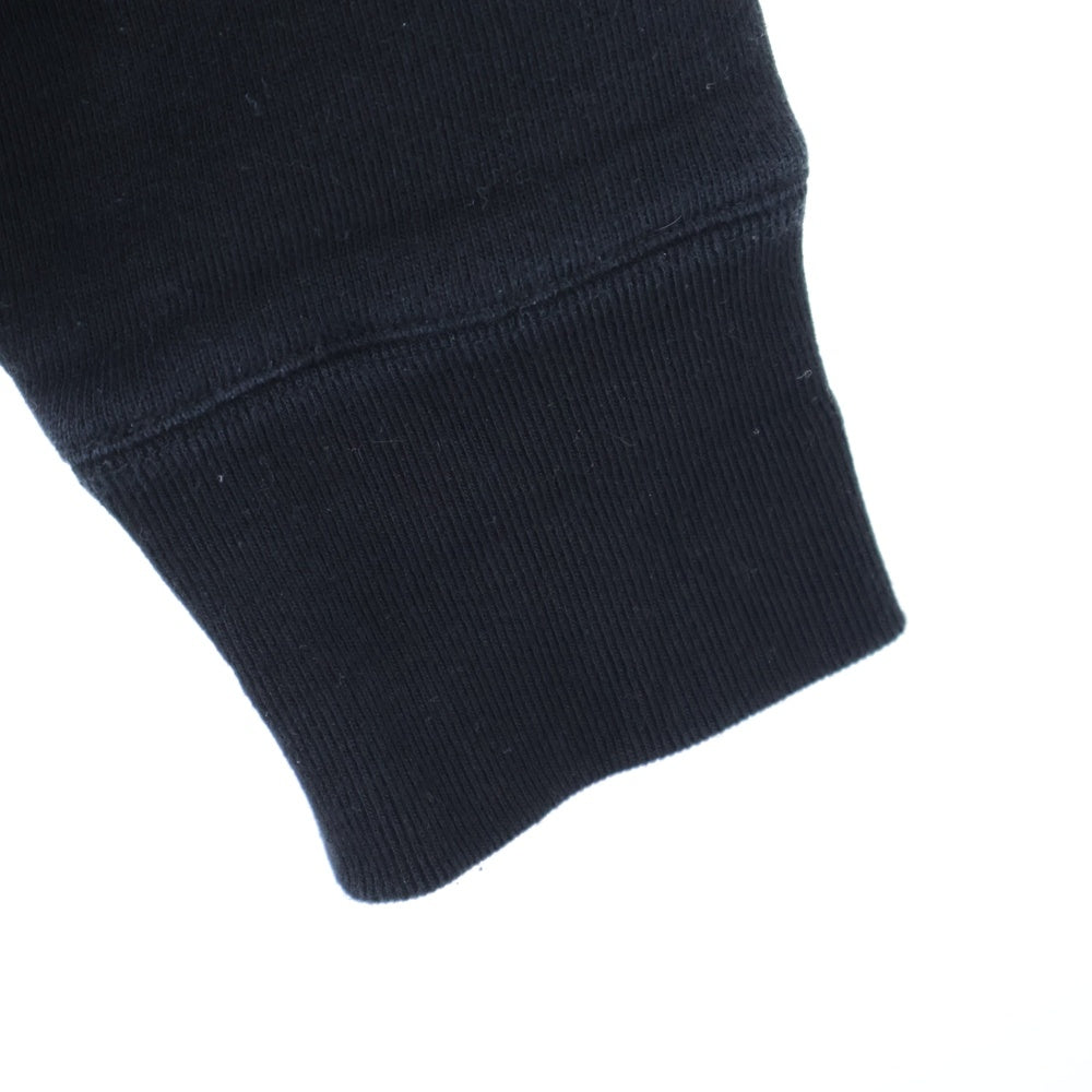 AMI Alexandre Mattiussi(アミアレクサンドルマテュッシ) Hoodie ハートロゴパッチ プルオーバースウェットパーカー フーディー ブラック H19J038.746