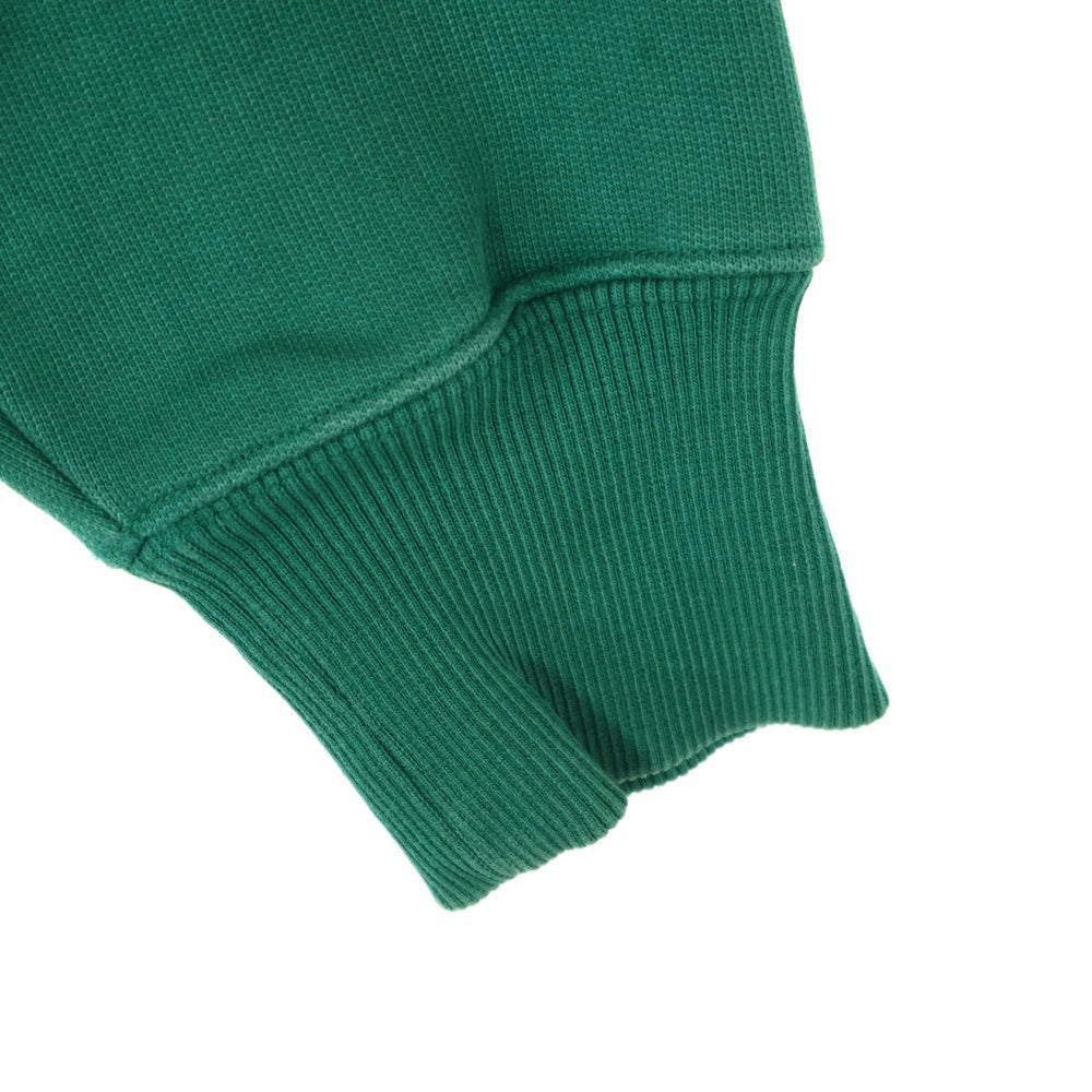 AMI Alexandre Mattiussi(アミアレクサンドルマテュッシ) Sweatshirt ハートロゴ刺繍 クルーネックスウェットトレーナー グリーン A21FJ028.747