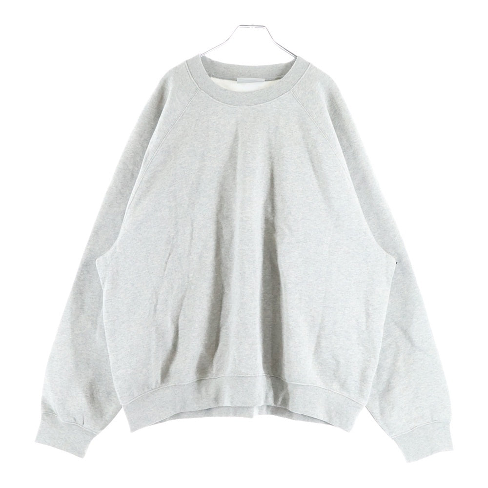 FEAR OF GOD ESSENTIALS(フィアオブゴッド エッセンシャルズ) SWEATSHIRT バックラバーロゴ クルーネックスウェットトレーナー グレー