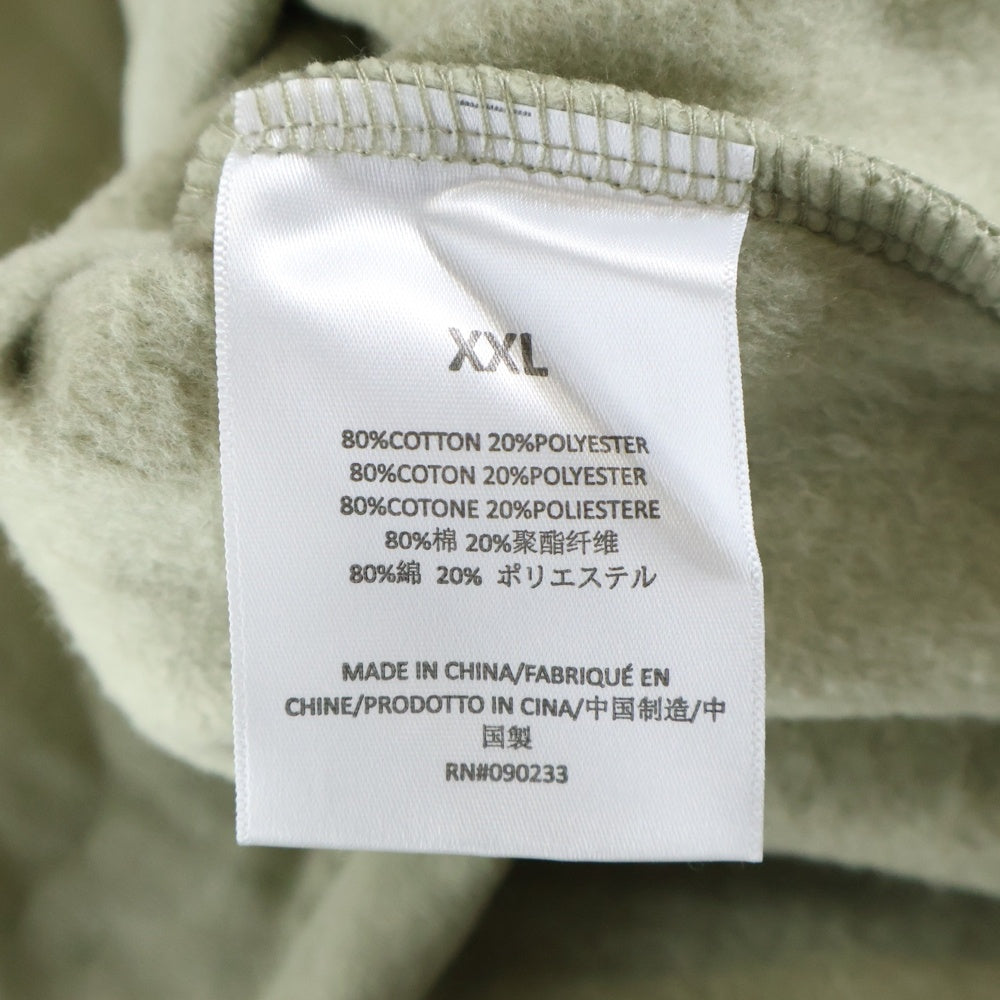 FEAR OF GOD ESSENTIALS(フィアオブゴッド エッセンシャルズ) HOODIE フェルトロゴ プルオーバースウェットパーカー フーディー グリーン