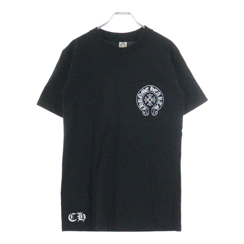CHROME HEARTS(クロムハーツ) CH T-SHIRT LTD LOS ANGELS ロサンゼルス限定 ホースシュープリント 半袖Tシャツ ブラック