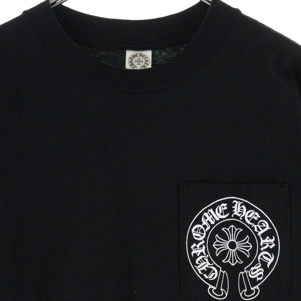 CHROME HEARTS(クロムハーツ) CH T-SHIRT LTD LOS ANGELS ロサンゼルス限定 ホースシュープリント 半袖Tシャツ ブラック