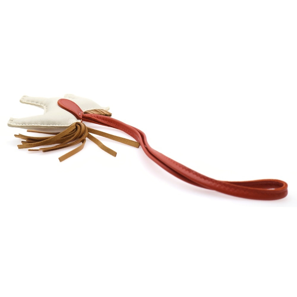 HERMES(エルメス) ロデオチャーム PM アニョーミロ キーホルダー レザー チャーム クレ セサミ Y刻印