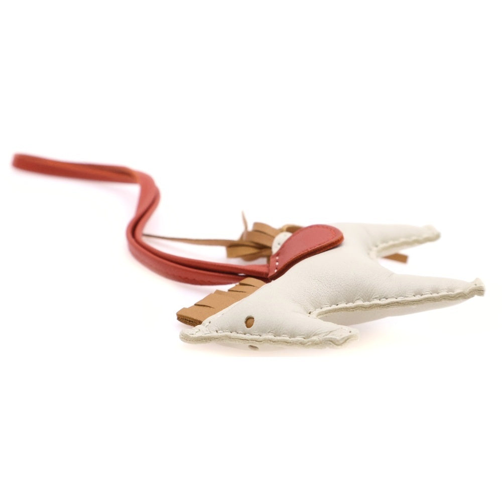 HERMES(エルメス) ロデオチャーム PM アニョーミロ キーホルダー レザー チャーム クレ セサミ Y刻印