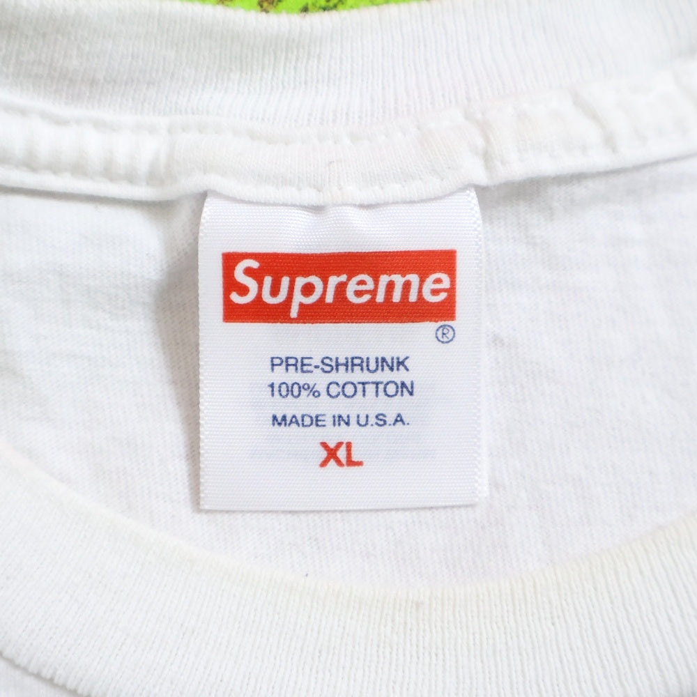 SUPREME(シュプリーム) 24SS Paint Tee バックペイントロゴ 半袖Tシャツ ホワイト