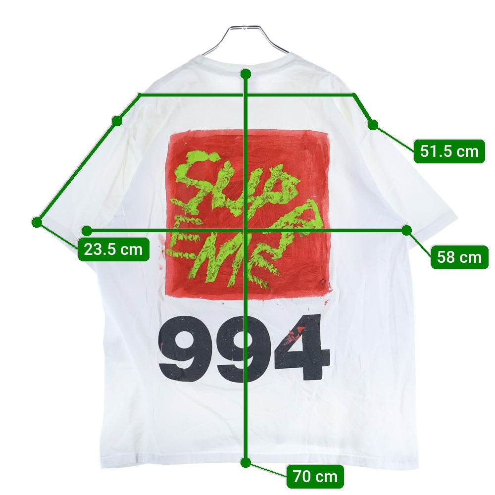 SUPREME(シュプリーム) 24SS Paint Tee バックペイントロゴ 半袖Tシャツ ホワイト
