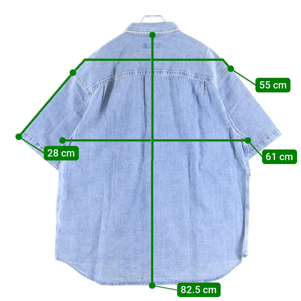 SUPREME(シュプリーム) 24SS Loose Fit Denim Painter Shirt ルーズフィット ペインターデニム 半袖シャツ インディゴ