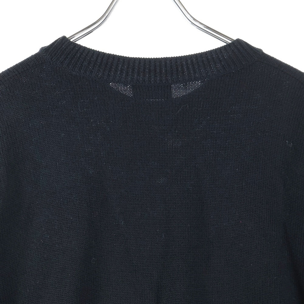 BALENCIAGA(バレンシアガ) 22SS PARIS LOGO CREW NECK KNIT パリスロゴ クルーネック ニット ブラック 682005 T1624